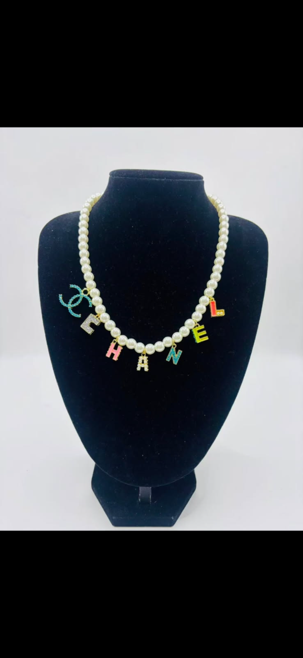 Chanel Multi Colored Necklace